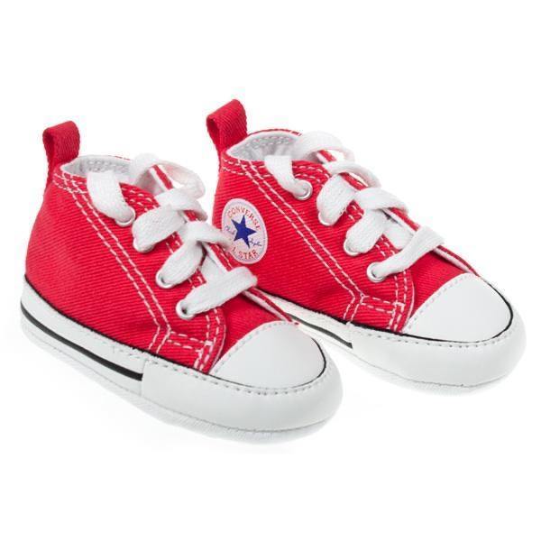 Red crib deals converse