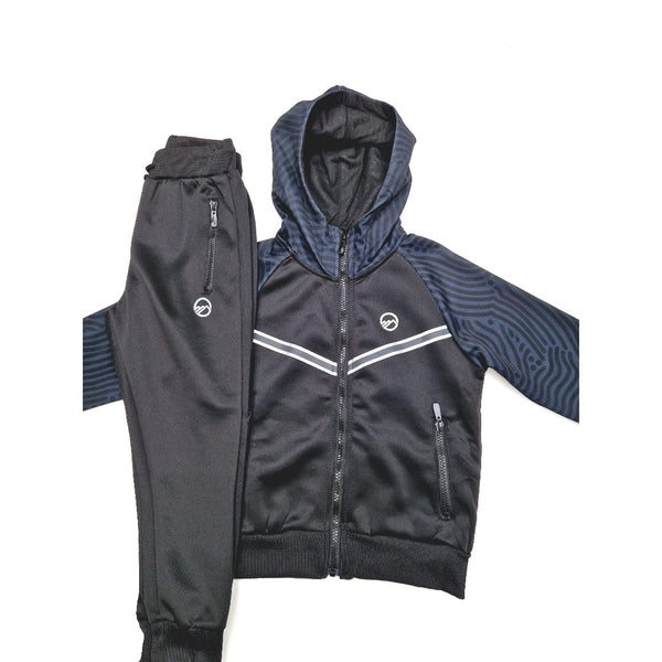 Montre V Run Boys Black/Silver Tracksuit