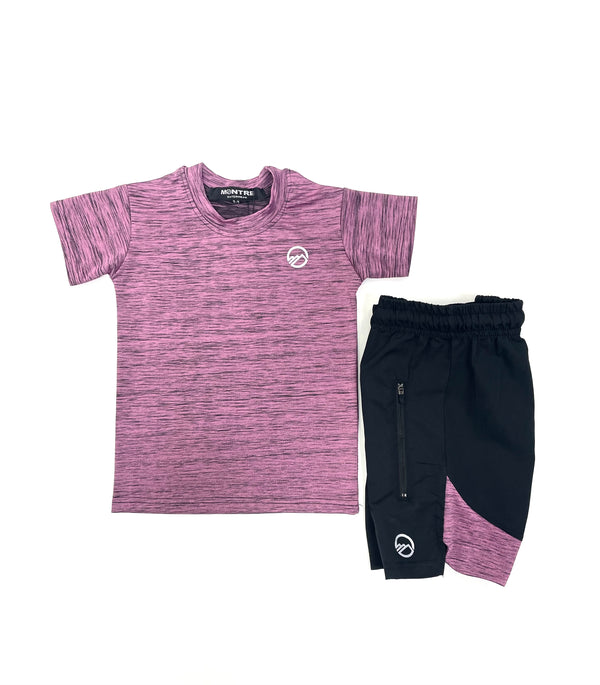 Montre Active 2 Shorts & T-Shirt Coral 2Pc Set