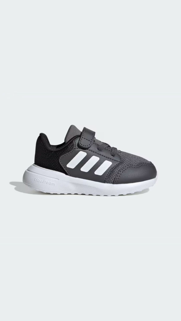 adidas Tensaur Run 3 EL Infants Trainers Grey/White IE6013