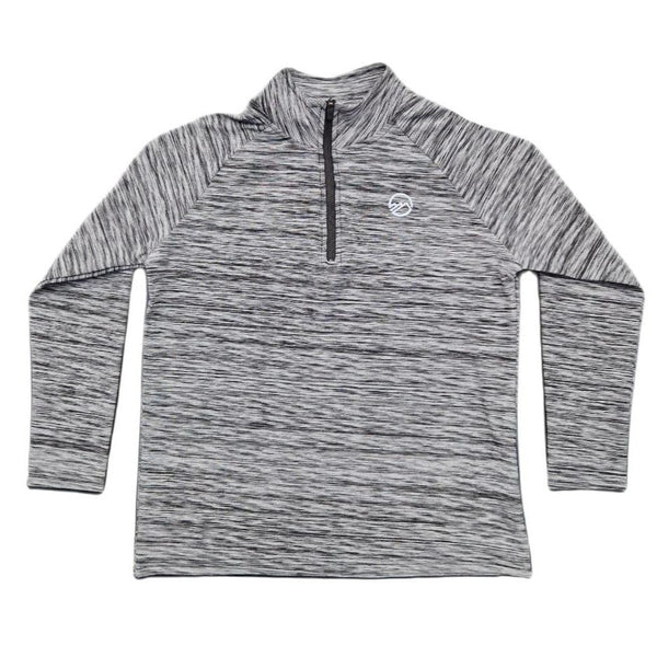 Mersey Sports - Montre Boys Top Long Sleeve Grey 1/4 Zip Gry