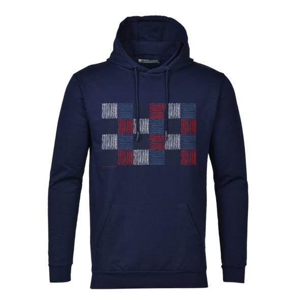 Bandidos Checkers Mens Hoodie CH-CKR-RED-NVY