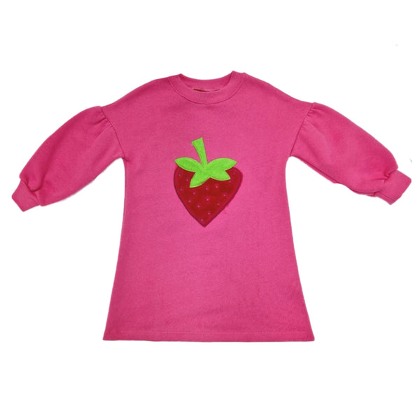 Agatha Ruiz Strawb Girls Dress Pink/Green 7VE3939