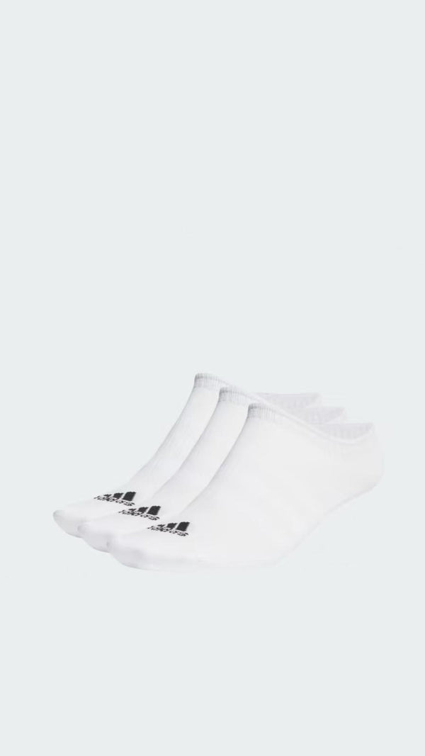 Mersey Sports - adidas Accessories Socks SPW Ankle 3Pk White Kids HT3463