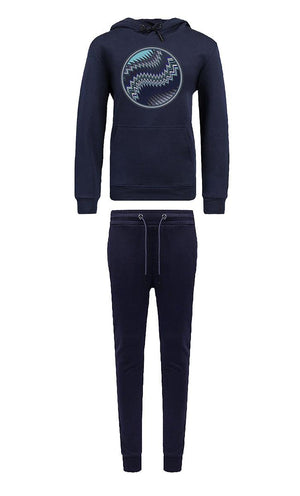 Mersey Sports - Bandidos Boys Jog Suit Hoodie & Pants Orb Zig Navy/Blue KCH-OZANVY KCJ-NVY