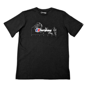 Mersey Sports - Berghaus Mens T-Shirt Mtn Width SS Black 4A001732 BP6