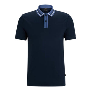 Mersey Sports - Boss Mens Polo Shirt Phillipson 36 Navy/Blue 50513366 404