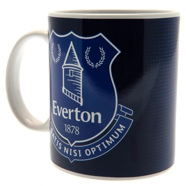 Mersey Sports - EFC Logo Mug Everton Stripes Logo Blue MGEPLINEVE