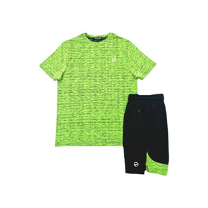 Mersey Sports - Montre Boys 2Pc Shorts & T-Shirt Set Green Active 2
