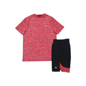 Mersey Sports - Montre Boys 2Pc Shorts & T-Shirt Set Red Active 2