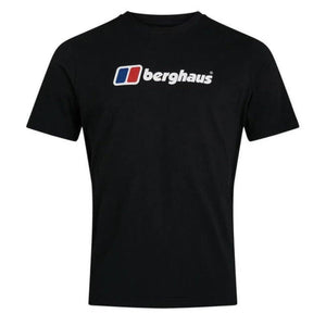 Mersey Sports - Berghaus Men's T-Shirt Big Logo Black 4-A001111 BP6